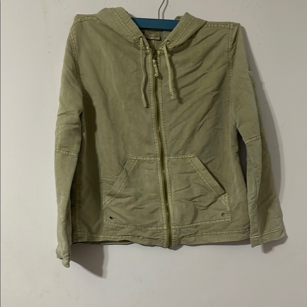 Kim Rogers Green Zip-Up Hoodie Jacket